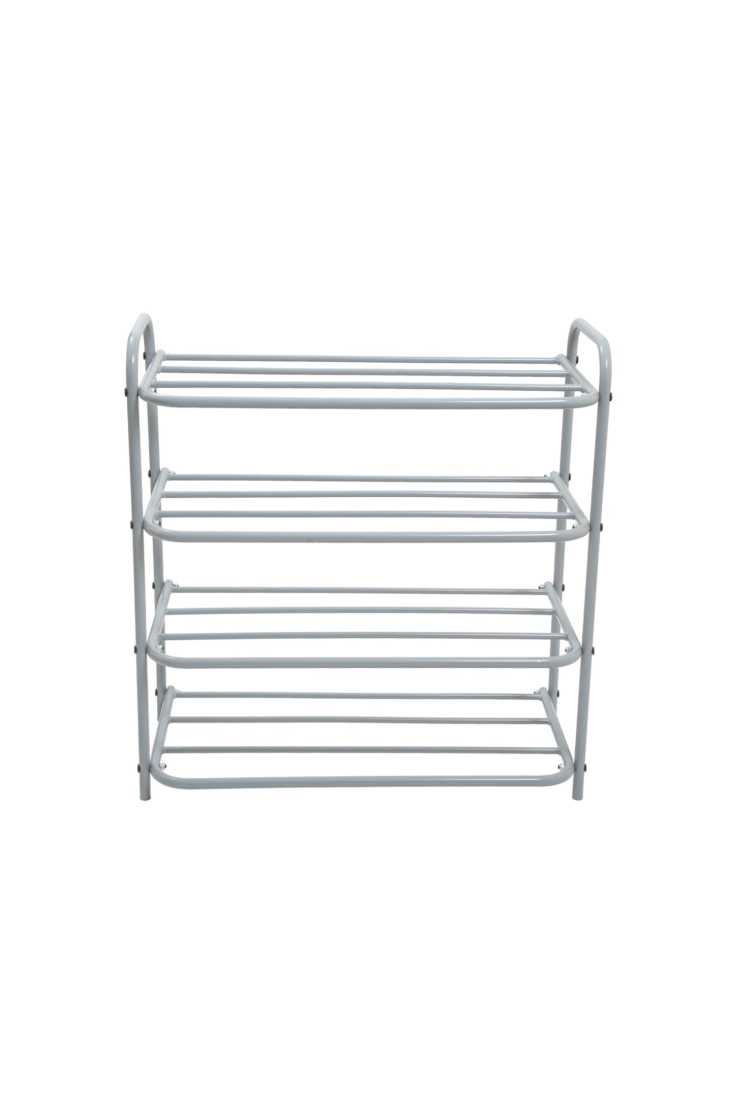 Blumuno 4-Level Metal Shoe Rack (Gray)