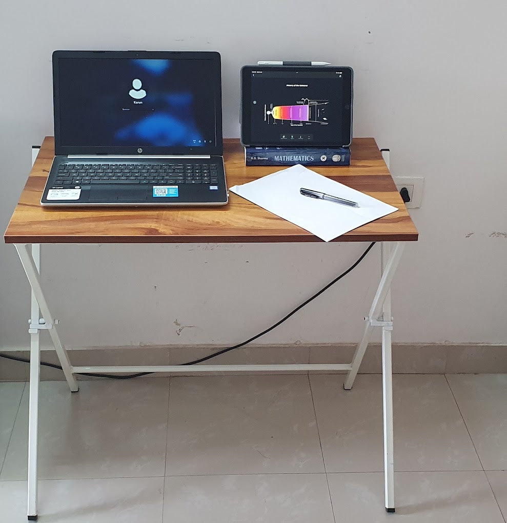 Blumuno X-Plus Multi-purpose Table (Posh Wooden Finish)