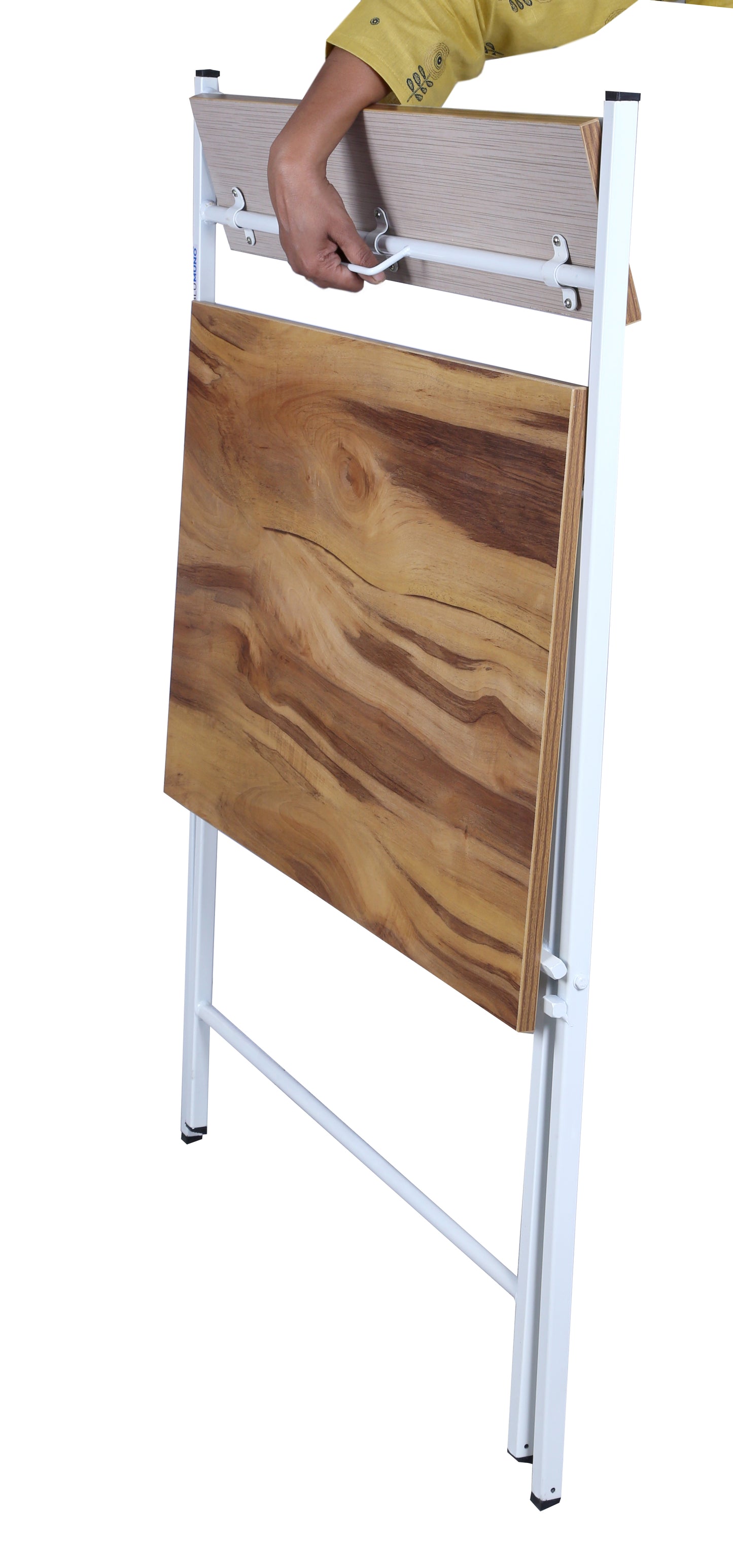Blumuno X-Plus Folding Table (Posh Wooden Finish)