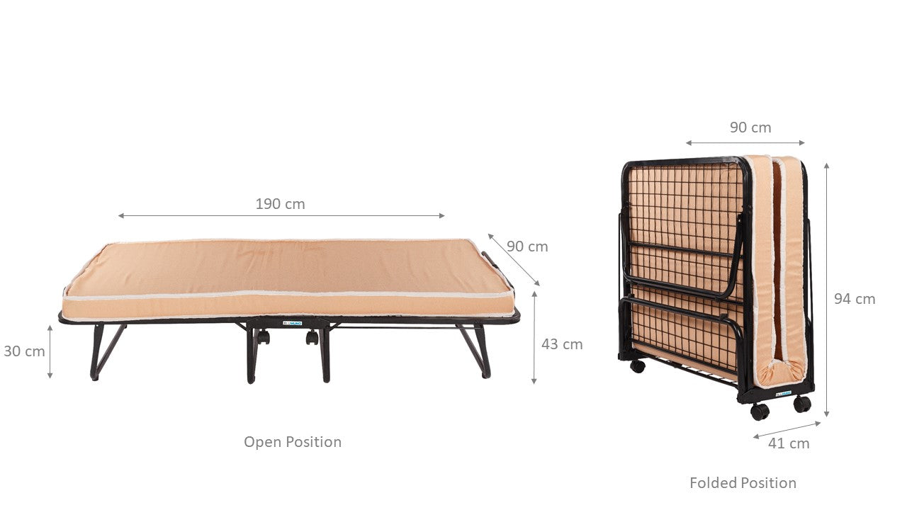 PRIMA FOLDING ROLL-AWAY BED