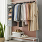 BLUMUNO Wardrobe Wingman Hanger Trolley (White)