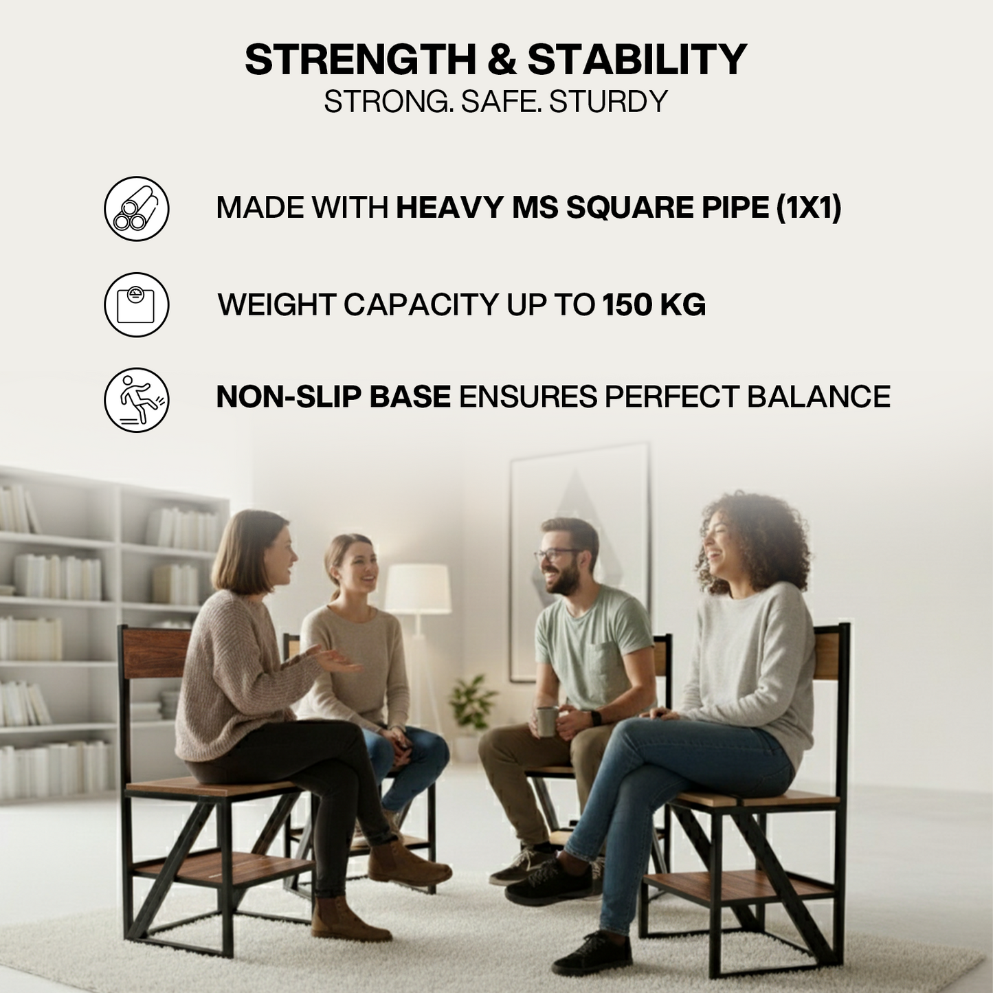 BLUMUNO 2-in-1 Ladder  Chair