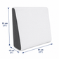 Blumuno Memory Foam Wedge Pillow – 6-Inch Support Cushion