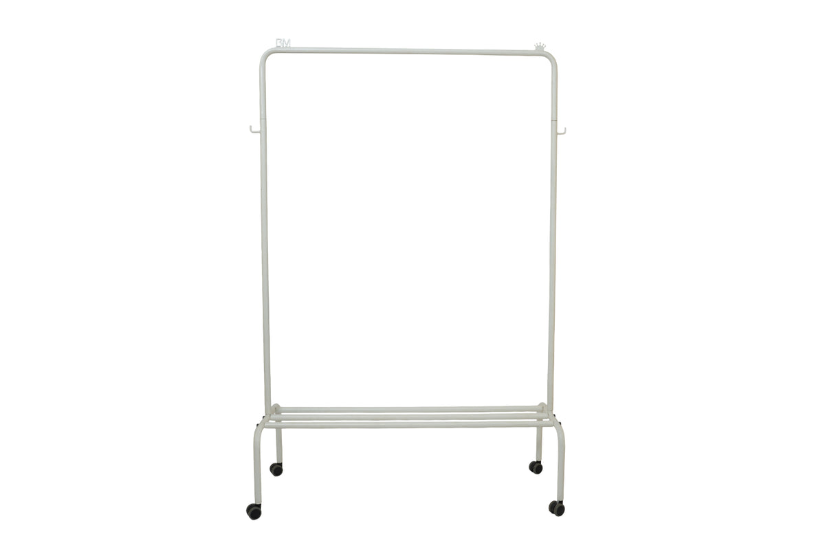 BLUMUNO Wardrobe Wingman Hanger Trolley (White)