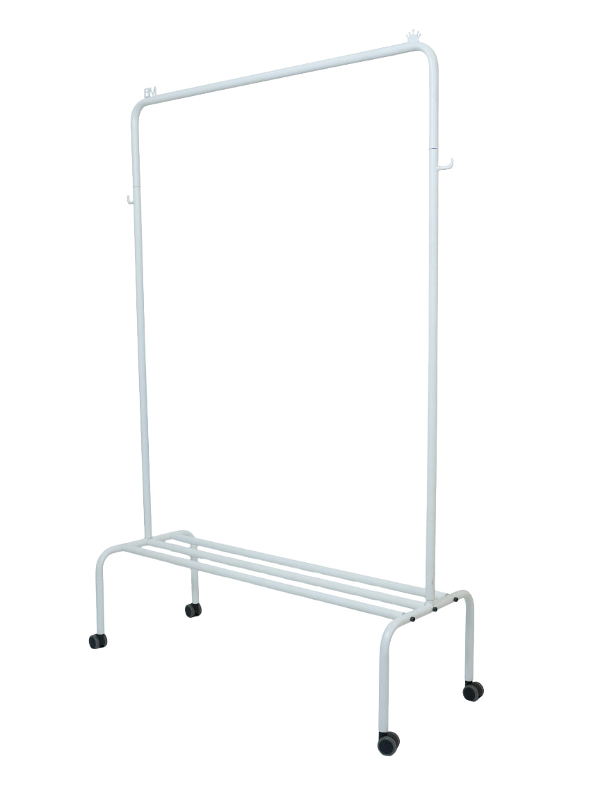 BLUMUNO Wardrobe Wingman Hanger Trolley (White)
