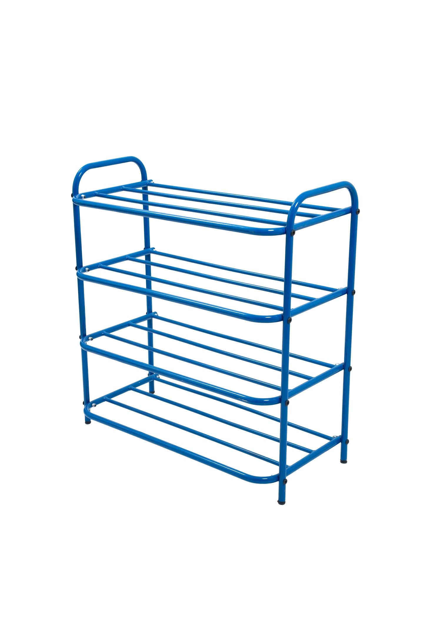 Blumuno 4-Level Metal Shoe Rack (Blue)
