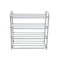 Blumuno 4-Level Metal Shoe Rack (Gray)