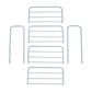 Blumuno 4-Level Metal Shoe Rack (Gray)