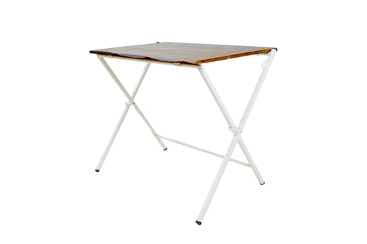 Blumuno Live Edge Acacia Wood Multipurpose Folding Table