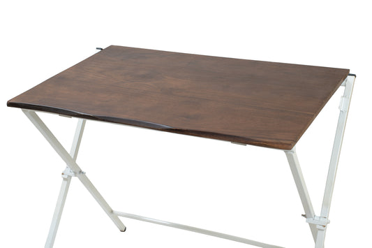 Blumuno Live Edge Acacia Wood Multipurpose Folding Table