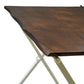 Blumuno Live Edge Acacia Wood Multipurpose Folding Table