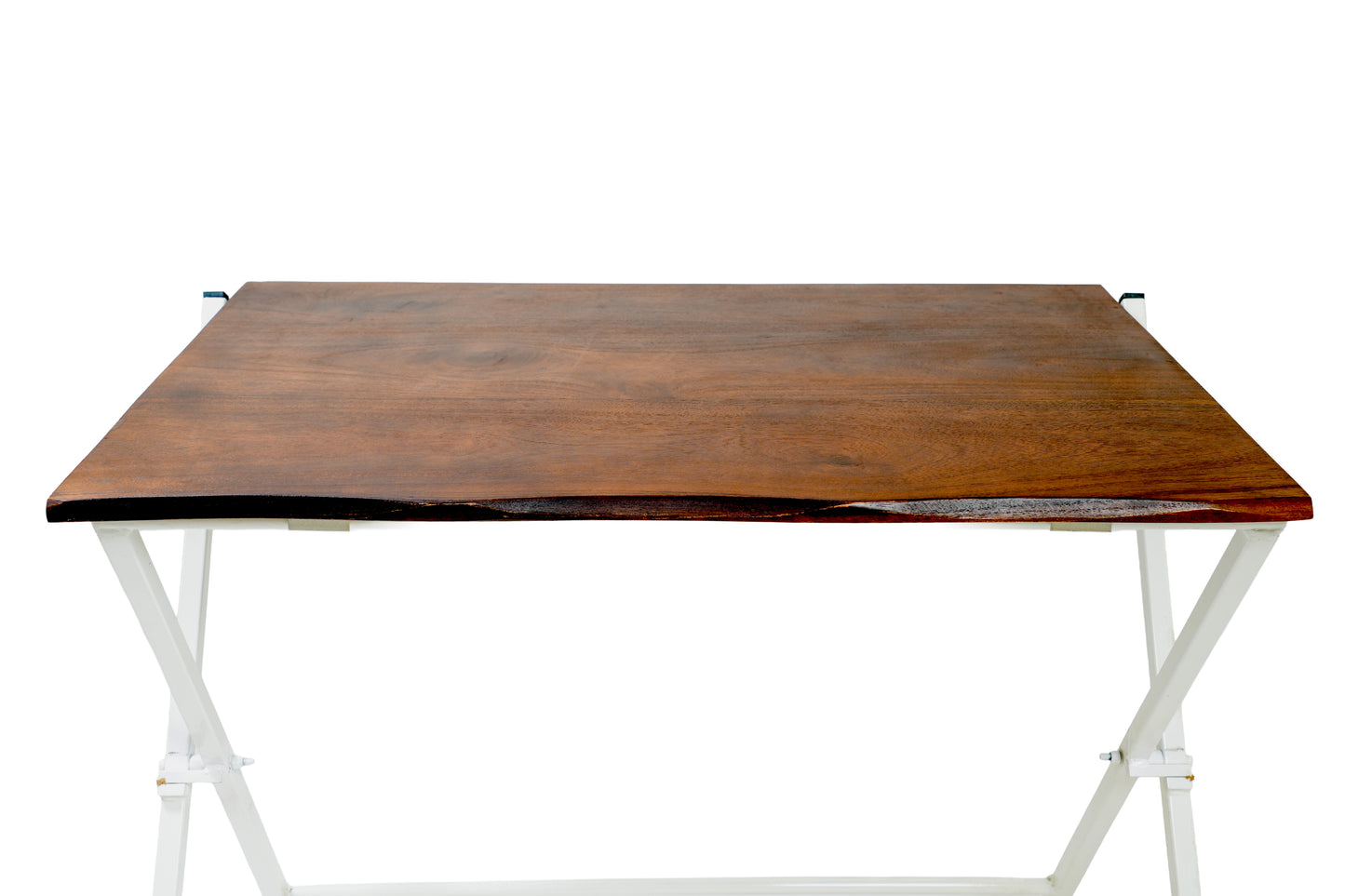Blumuno Live Edge Acacia Wood Multipurpose Folding Table