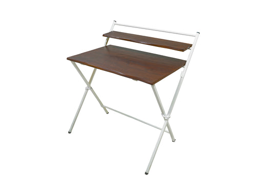 Blumuno Live Edge Acacia Wood X-Plus Folding Table