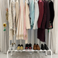 BLUMUNO Wardrobe Wingman Hanger Trolley (White)