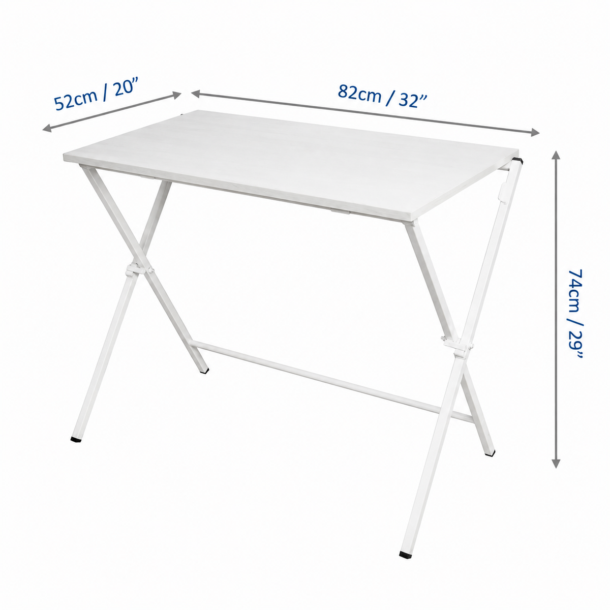 Blumuno X-Plus Multi-purpose Table (White Teak Finish)