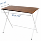 Blumuno Live Edge Acacia Wood Multipurpose Folding Table
