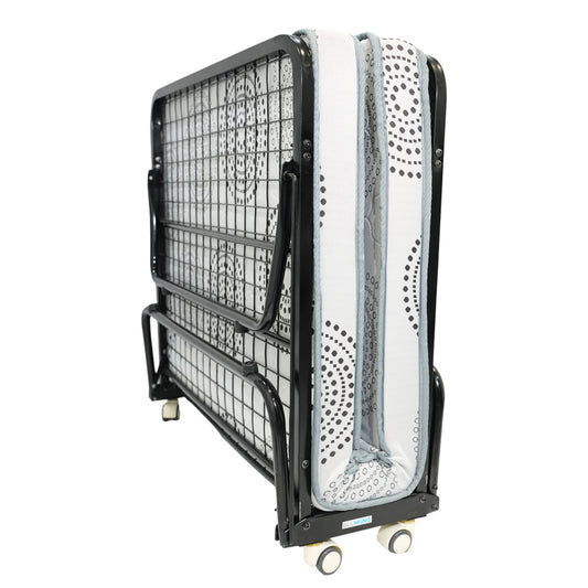 ULTIMA FOLDING ROLL-AWAY BED with Quilted Mattress