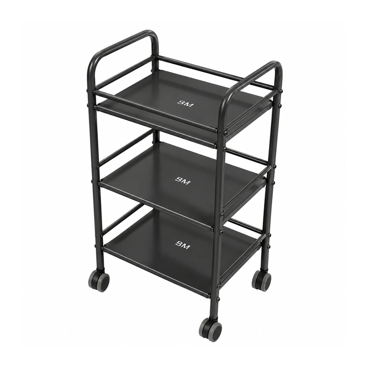 Blumuno Multi-Purpose Storage & Utility Trolley (Black)
