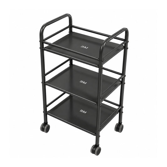 Blumuno Multi-Purpose Storage & Utility Trolley (Black)