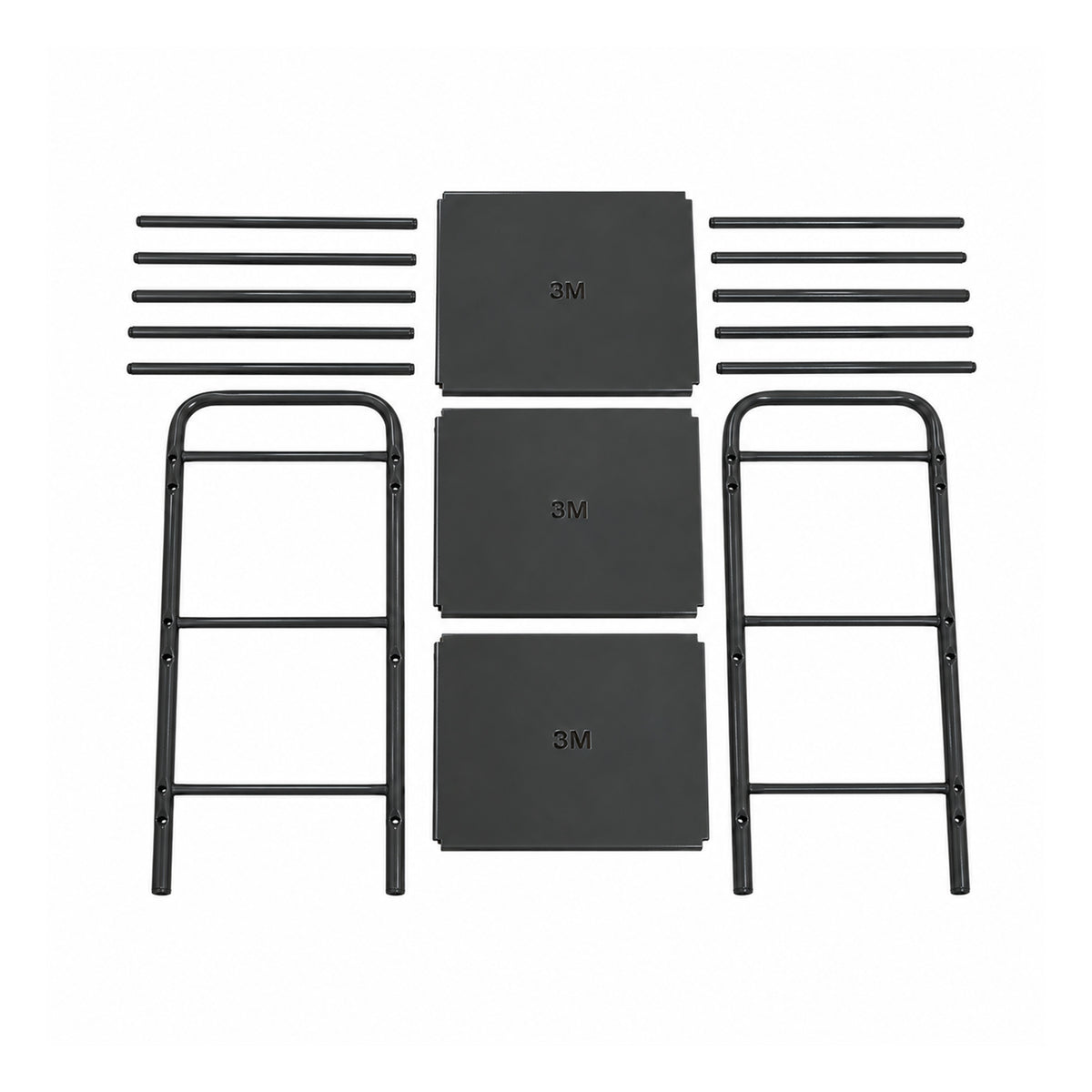 Blumuno Multi-Purpose Storage & Utility Trolley (Black)