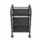 Blumuno Multi-Purpose Storage & Utility Trolley (Black)