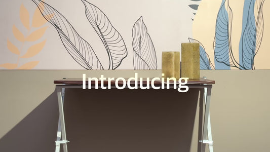 Blumuno Live Edge Acacia Wood Multipurpose Folding Table