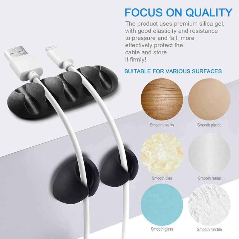 Blumuno Casafilo Wire Organizer Clip Set