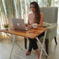 Blumuno X-Plus Multi-purpose Table (Posh Wooden Finish)