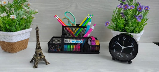 Blumuno Ampio Desk Organizer (4 Compartment)