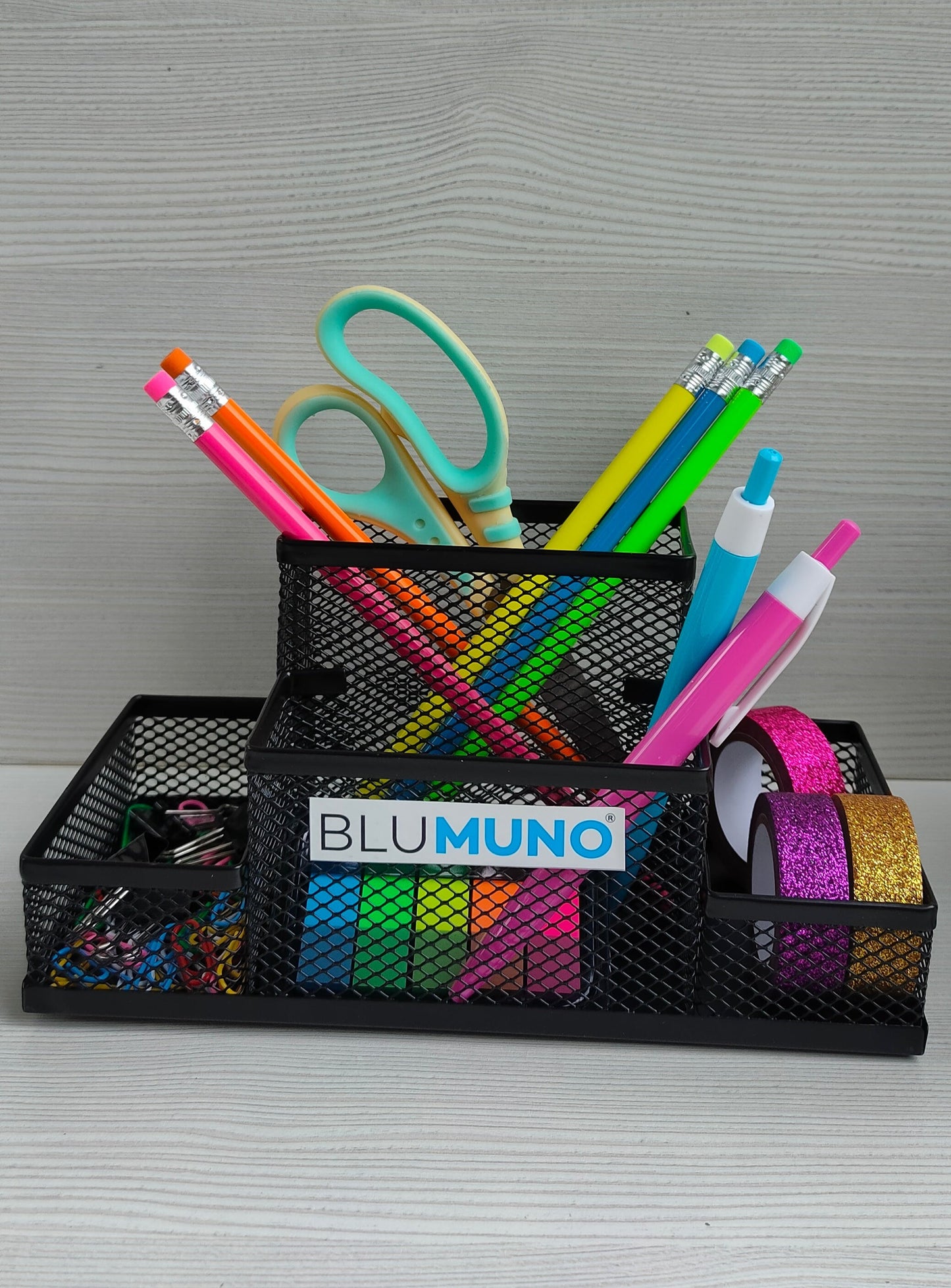 Blumuno Ampio Desk Organizer (4 Compartment)