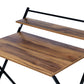 Blumuno X-Plus Folding Table (Natural Wooden Finish) - Display Pieces