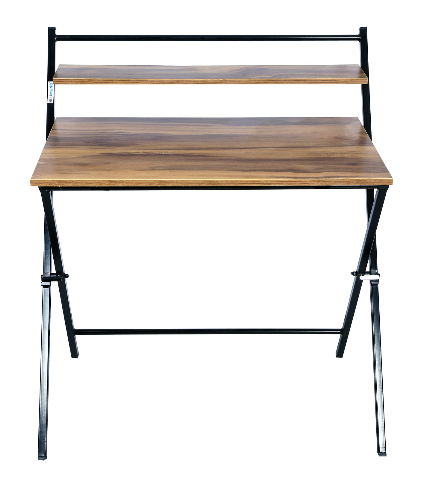 Blumuno X-Plus Folding Table (Natural Wooden Finish)