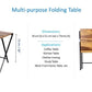 Blumuno X-Plus Multi-purpose Table (Natural Wooden Finish)