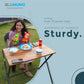 Blumuno X-Plus Multi-purpose Table (Walnut Black Finish)